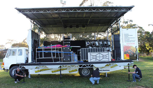 Swan Mobile Stage Truck Has Been Exported to South Africa