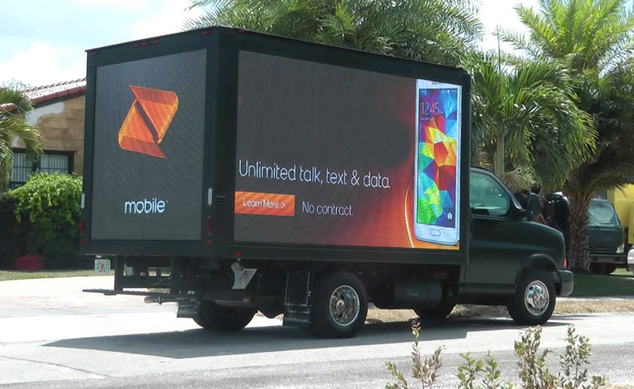 mobile billboard truck