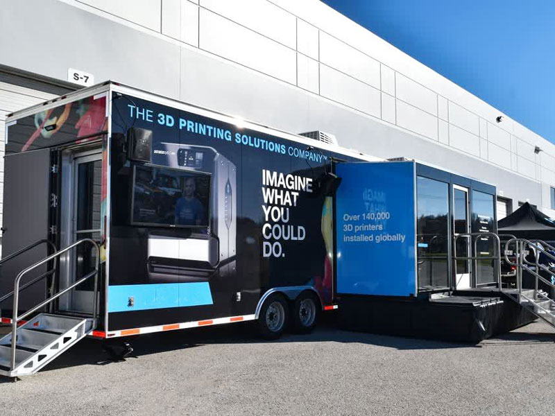 mobile showroom trailer