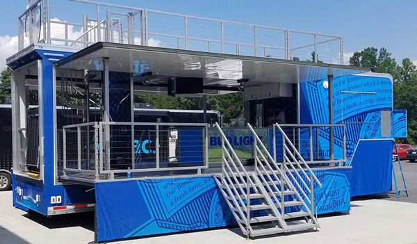 mobile event trailer manufacturer