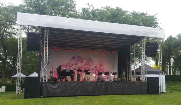 mobile concert stage trailer price