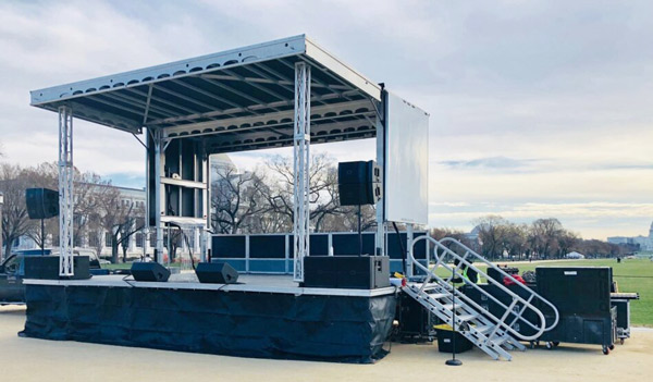 mobile concert stage trailer price