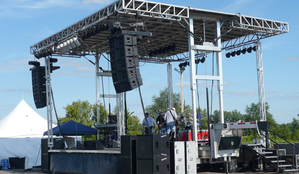 mobile stage trailer china