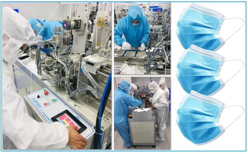 mask making machine working