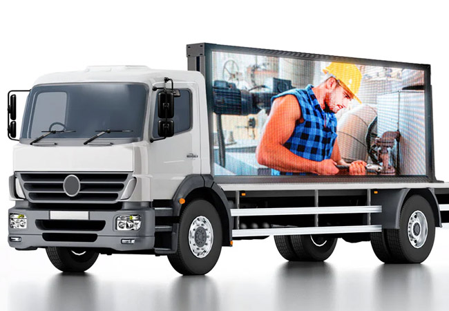 digital billboard truck