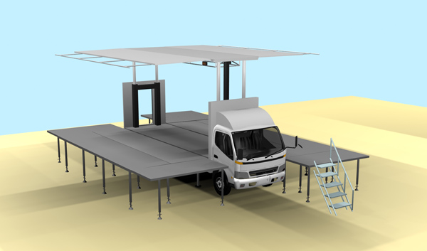 The Composition and Configuration of Mobile Stage Truck