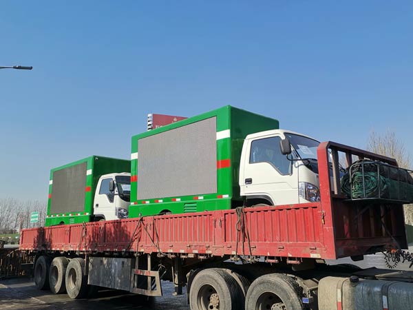 led advertising truck exported to the Philippines