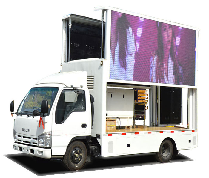 china led advertising truck price