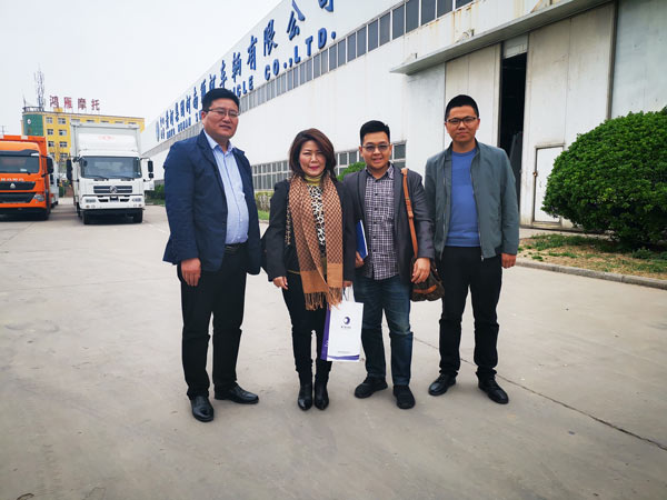 Indonesian Customers Visited Hennan Swan Vehicle CO.,LTD